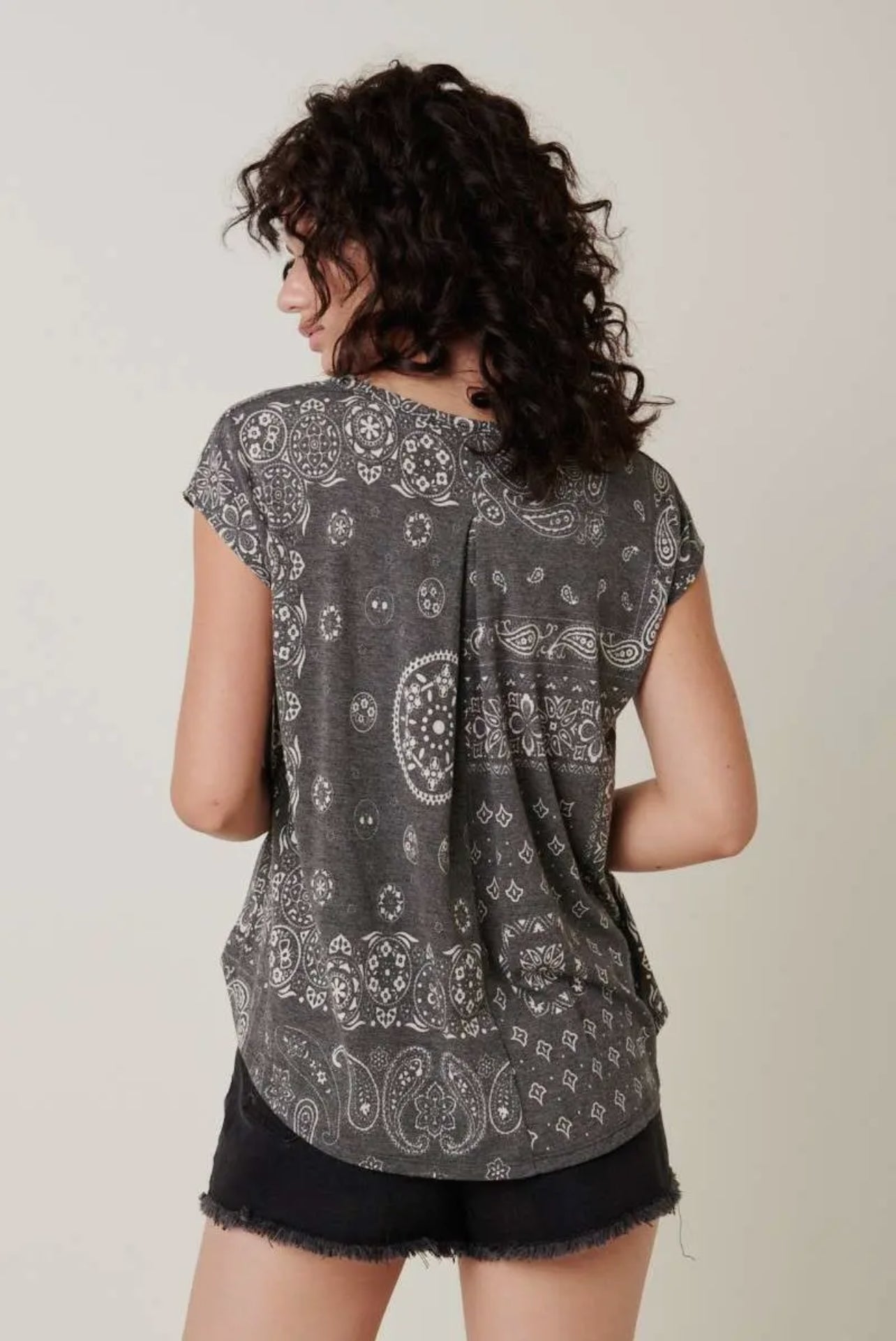 Bandana Print Tee