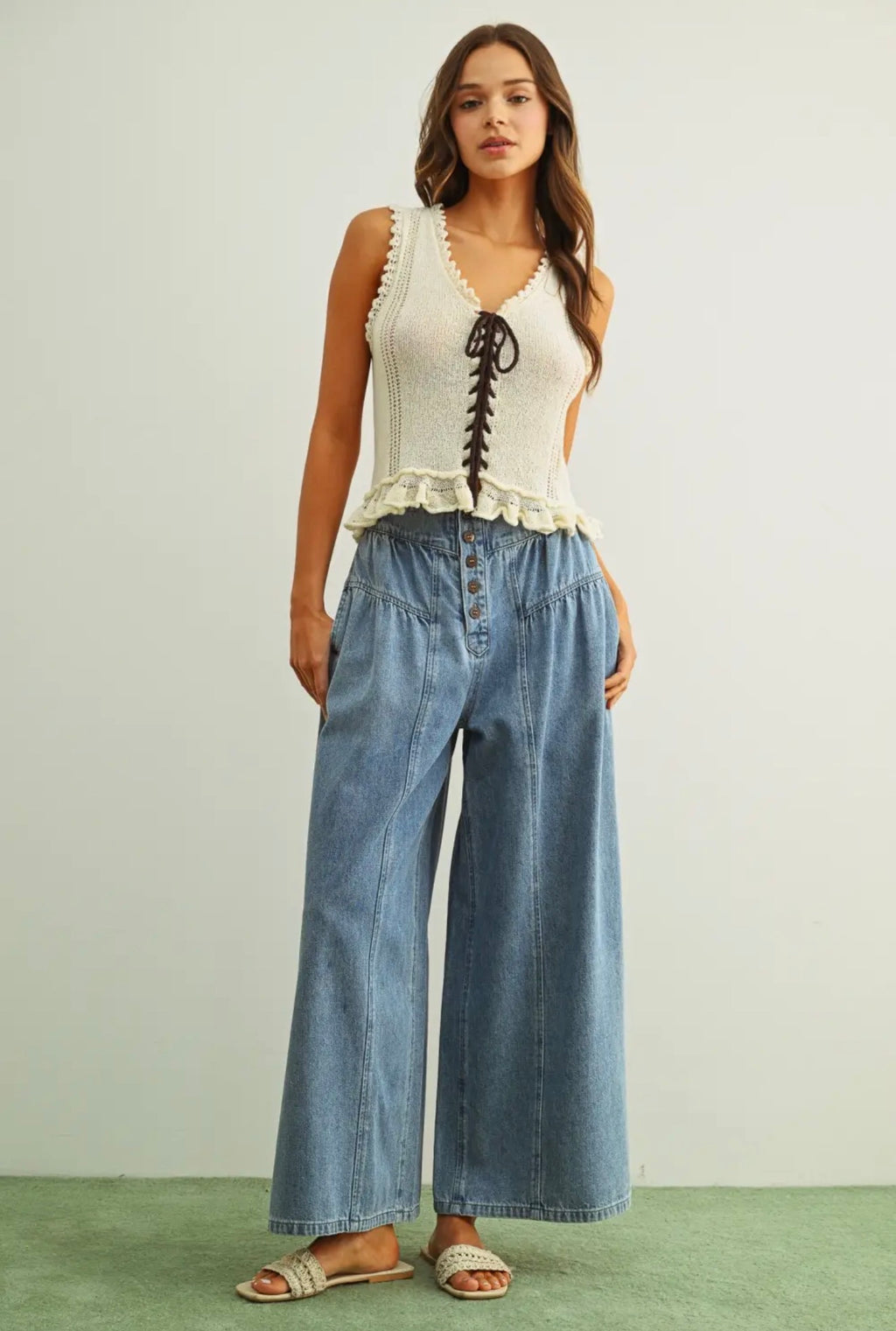 Knit Tie Top