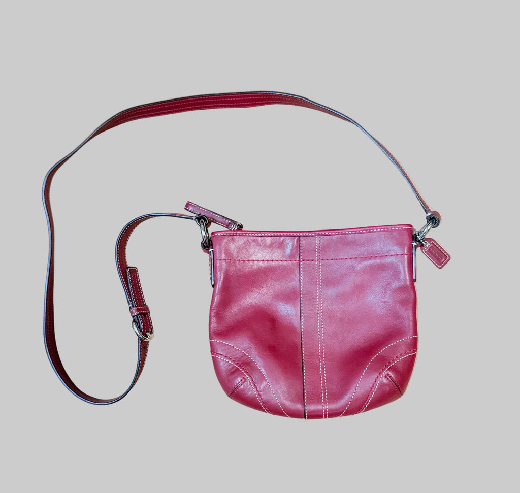 Coach Soho Red Crossbody Bag