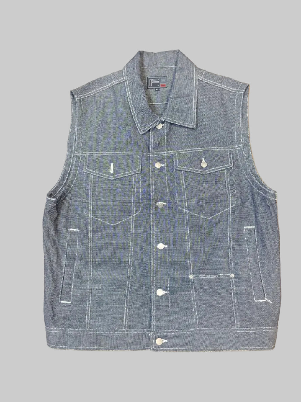 Vintage Function N Future Denim Y2K Vest
