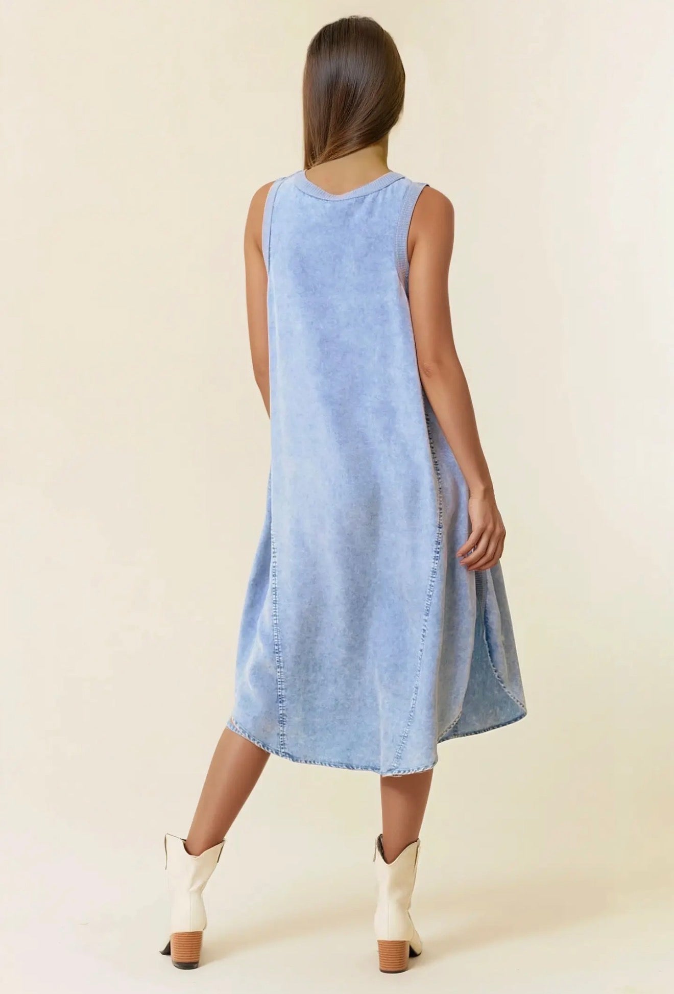 Denim dress