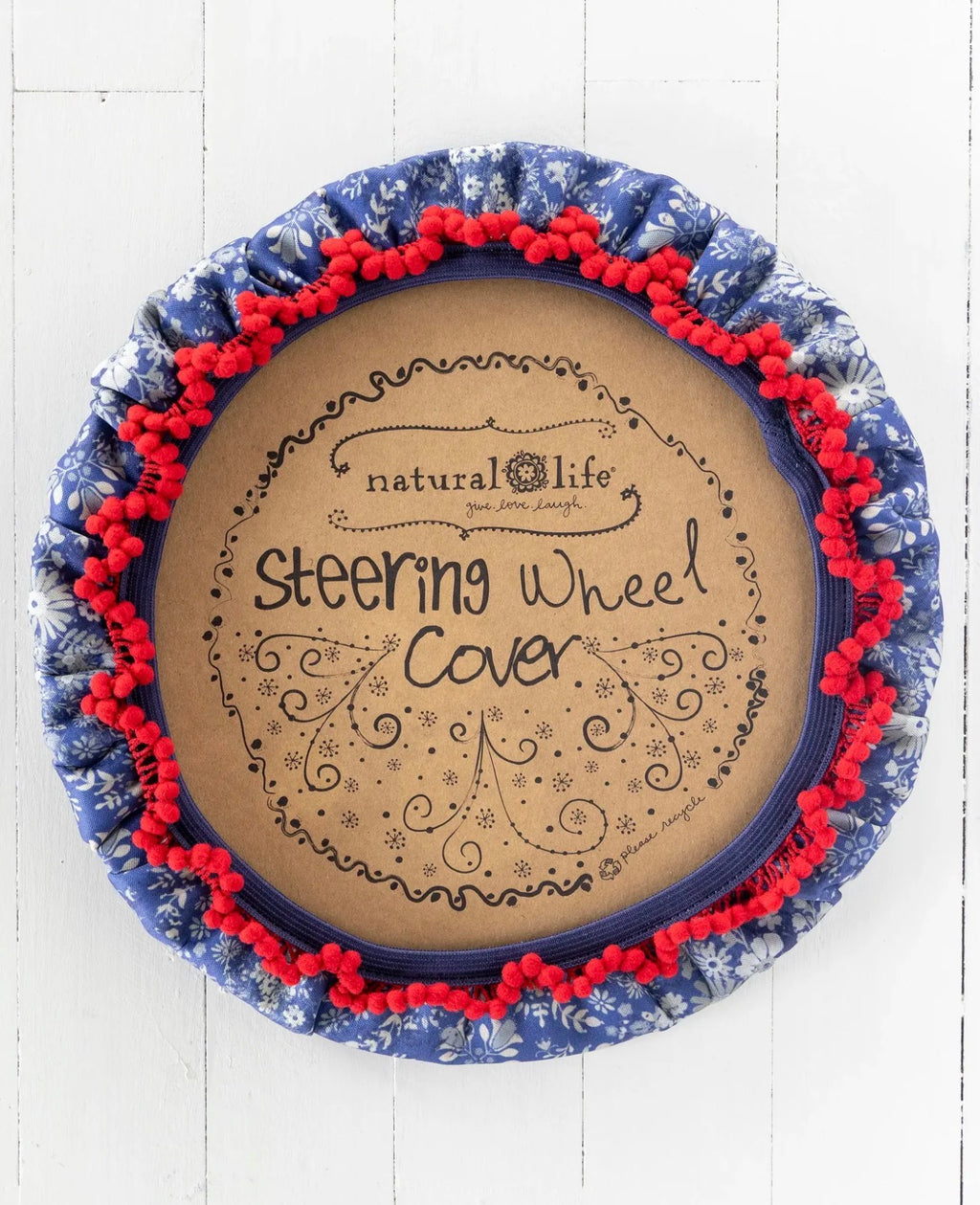 Steering wheel cover