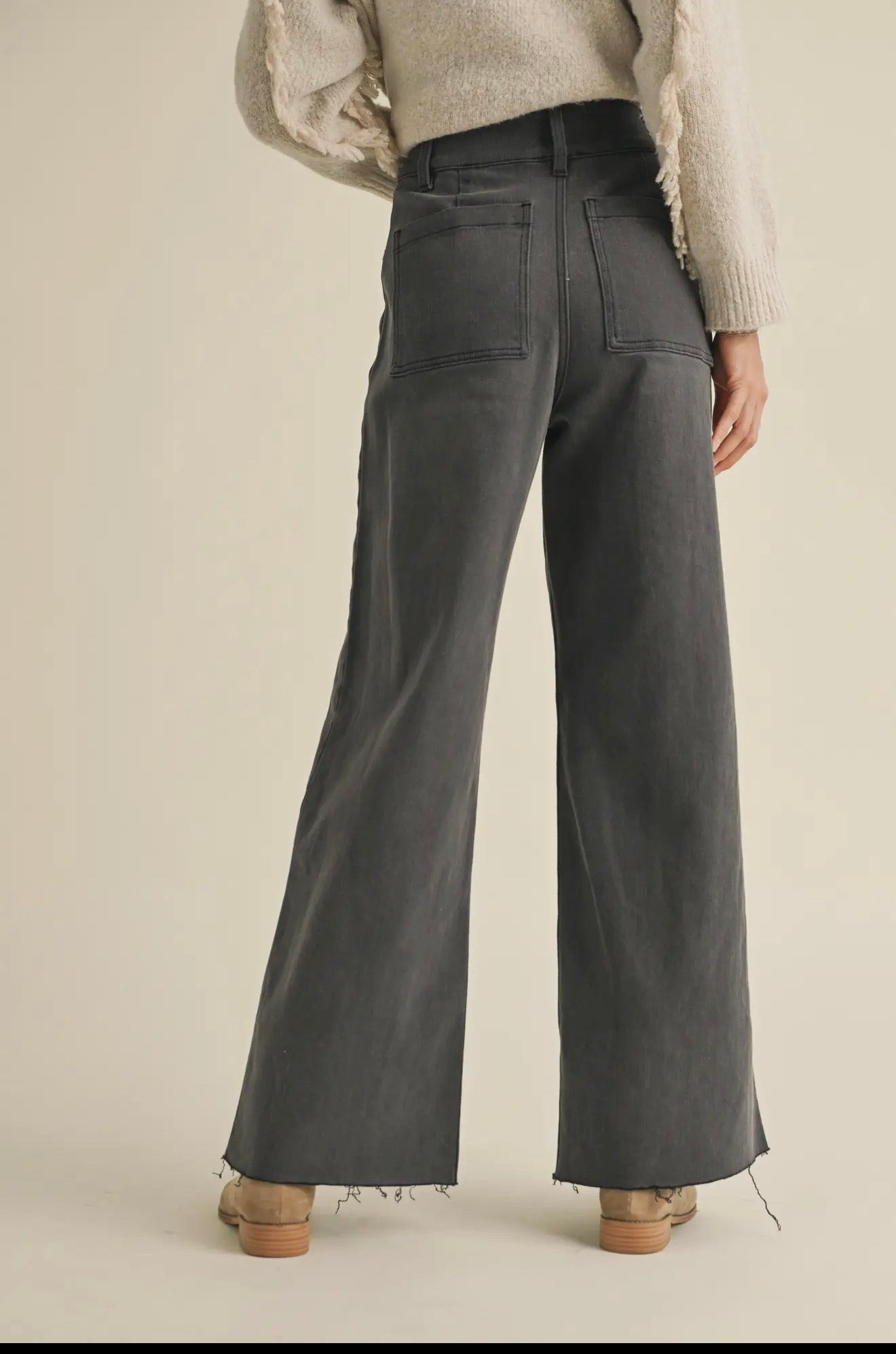 Lace up Jeans