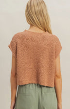 Pocket detail sweater top