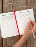 Natural life Embroidered 5 year Journal