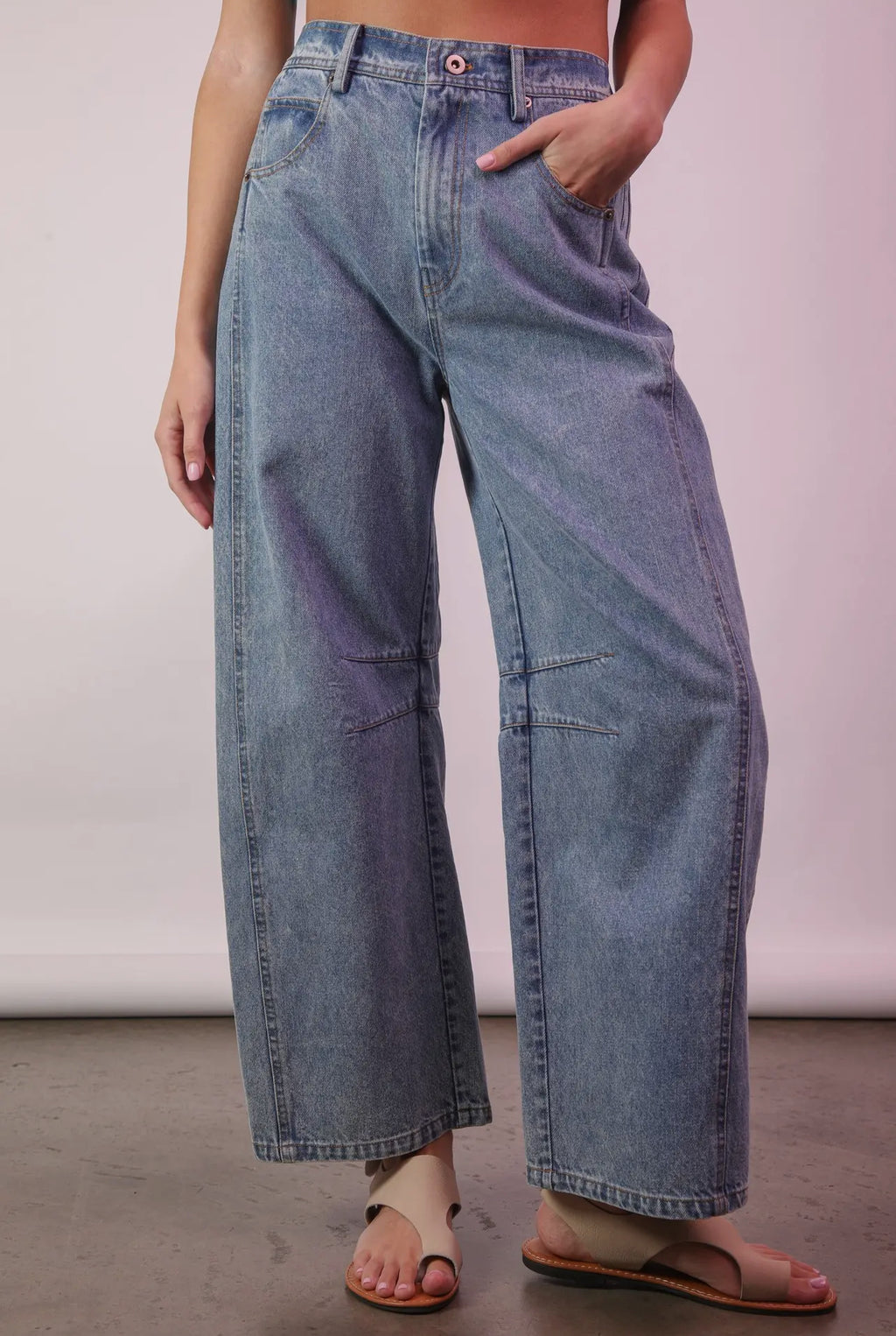 Wide Leg Comfy Denim