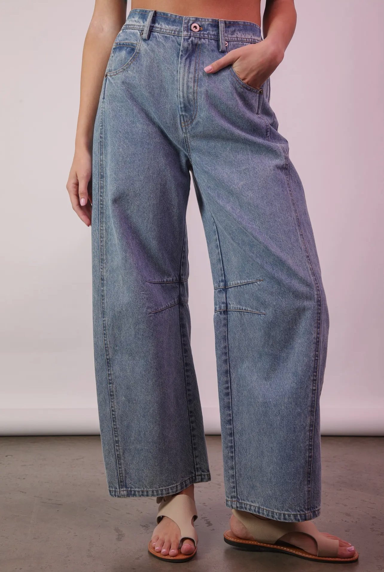 Wide Leg Comfy Denim