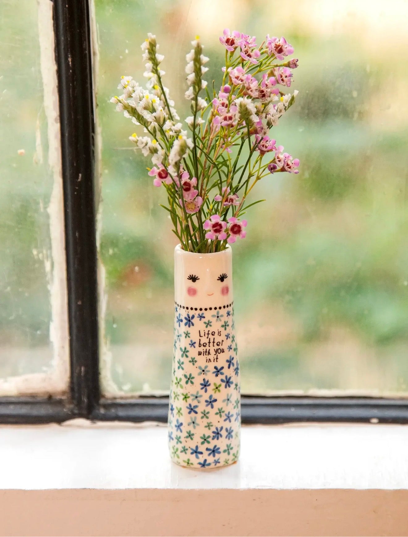 Life is better with you in it vase
