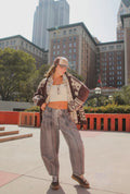 Barrel Acid Wash Jeans