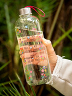 Glass Hydration Tracking bottle