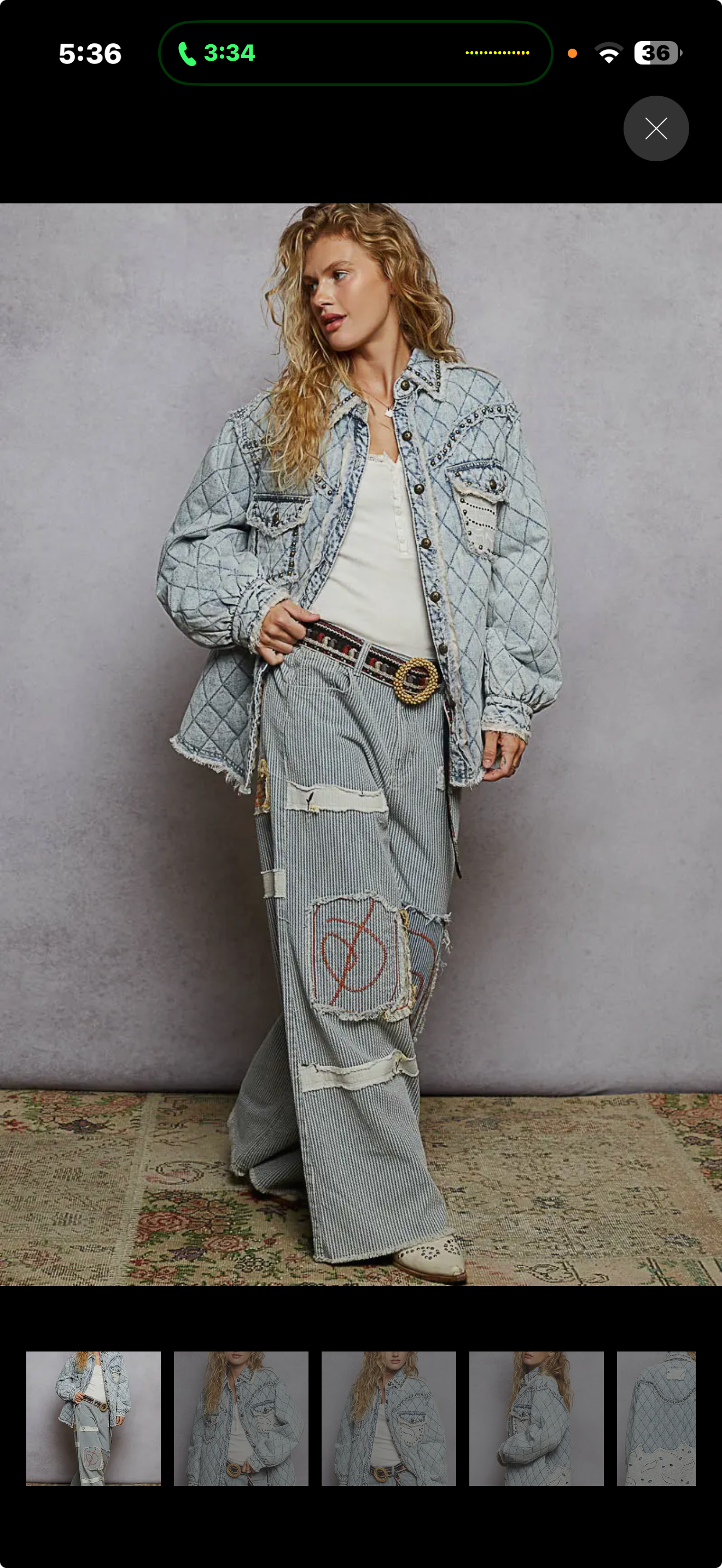 Studded Denim Jacket