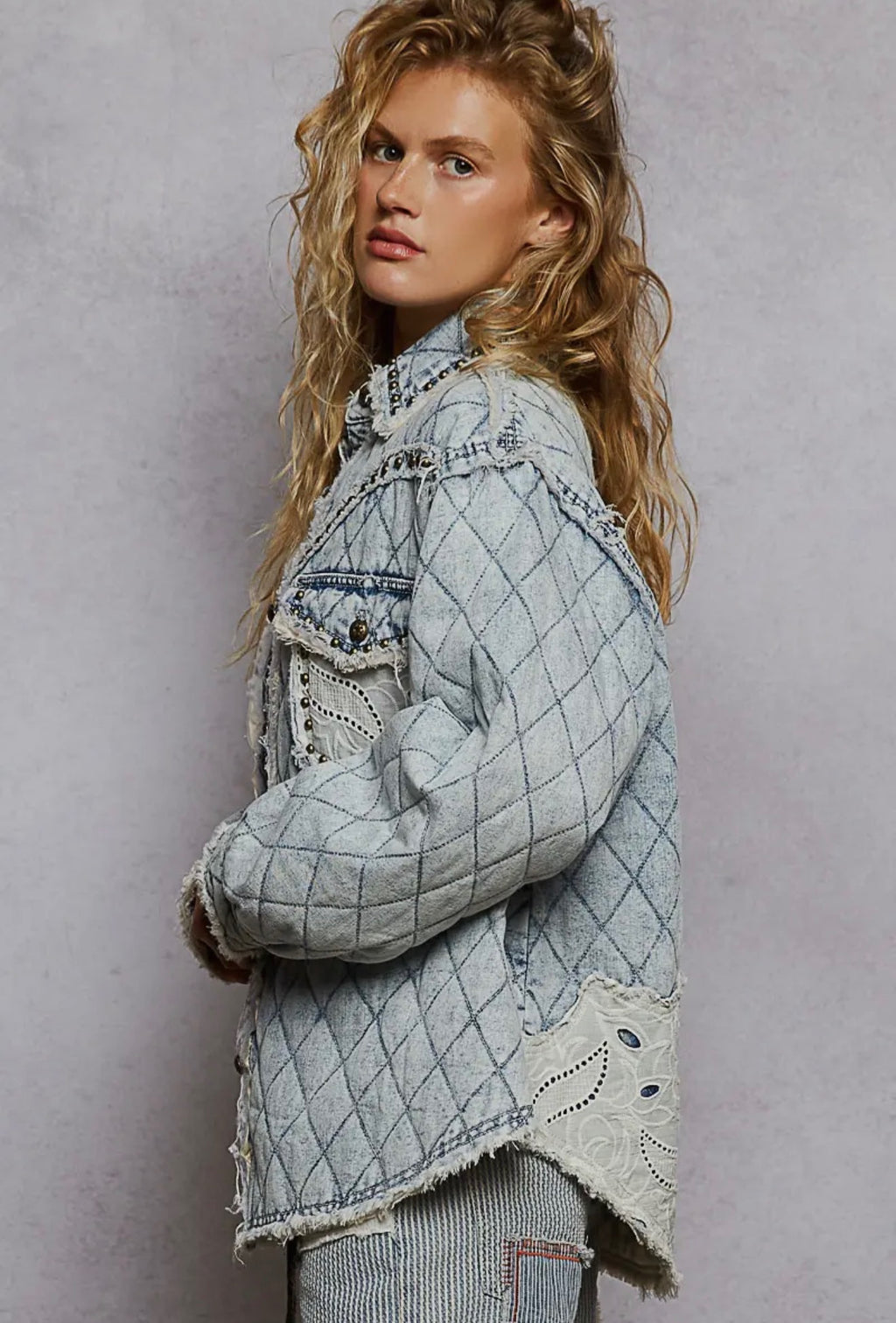 Studded Denim Jacket