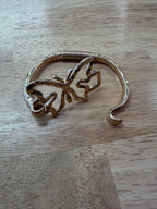 Hammered Butterfly Clasp