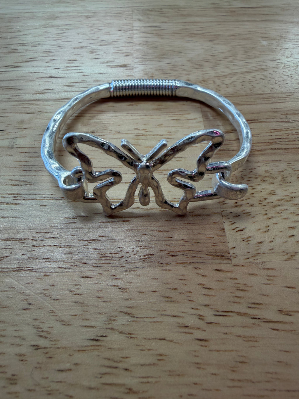Hammered Butterfly Clasp