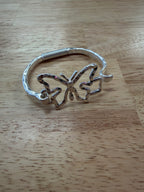 Hammered Butterfly Clasp