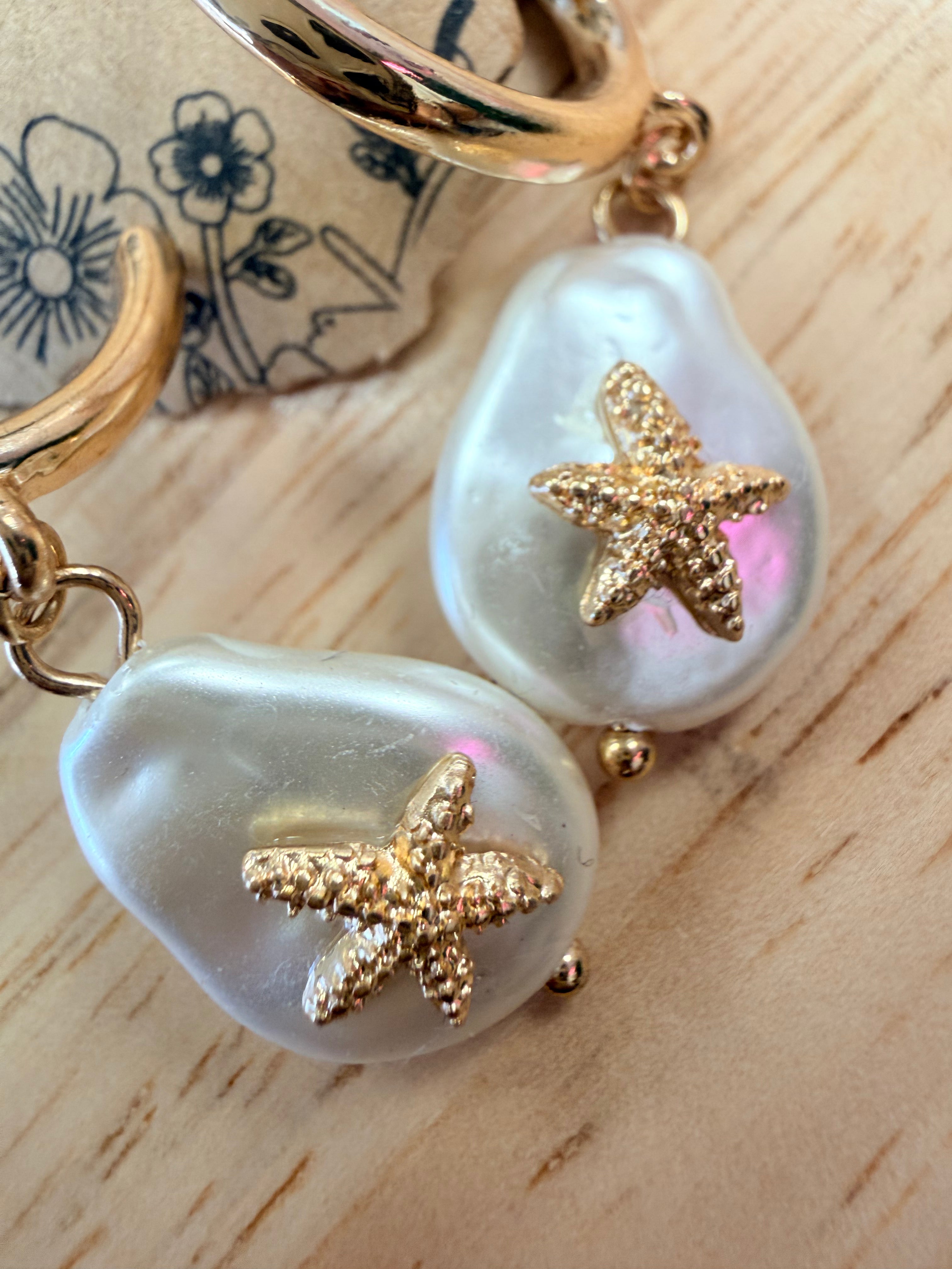 Starfish earrings
