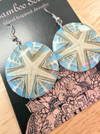 Real starfish earrings