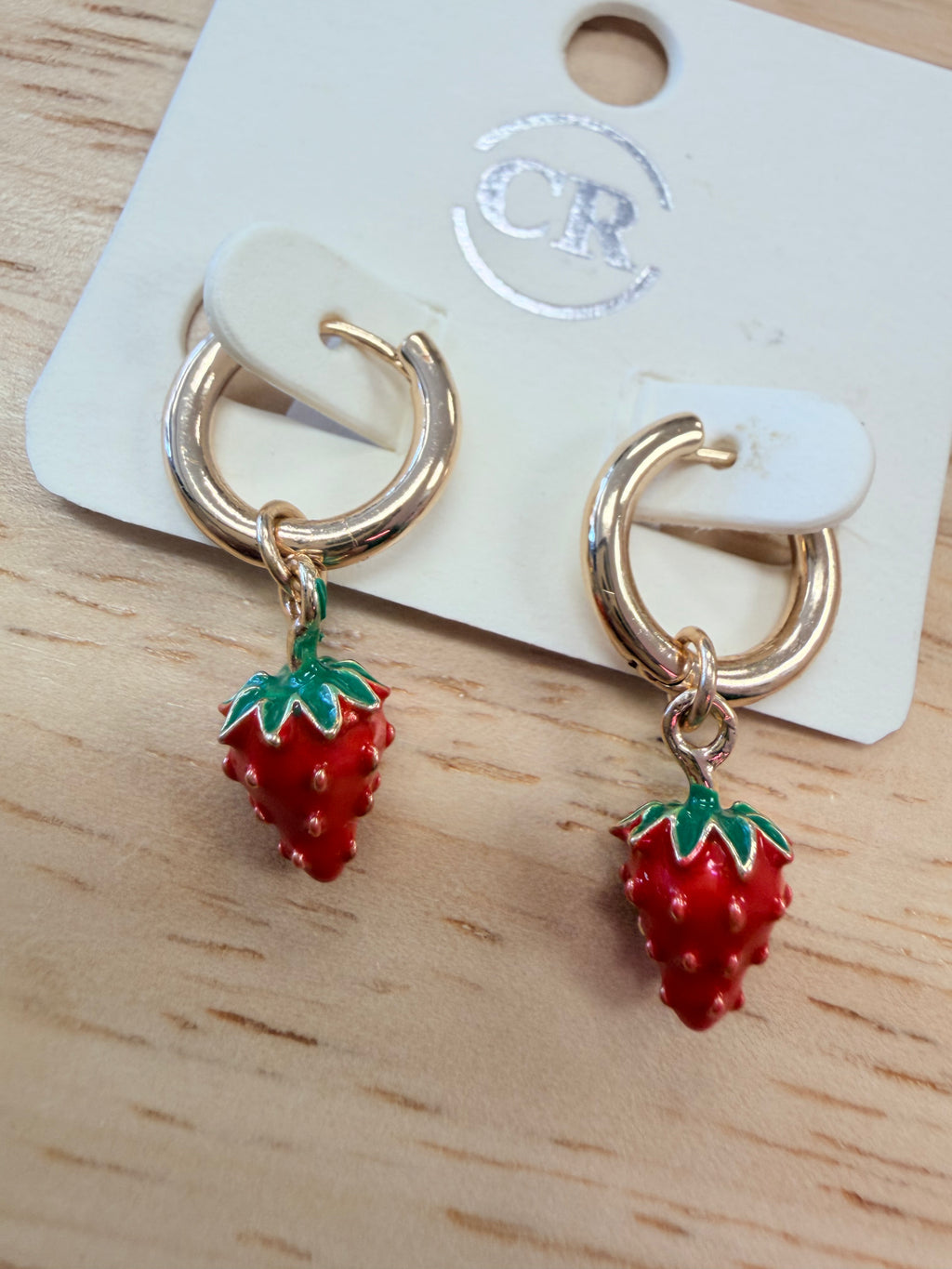 Strawberry earrings
