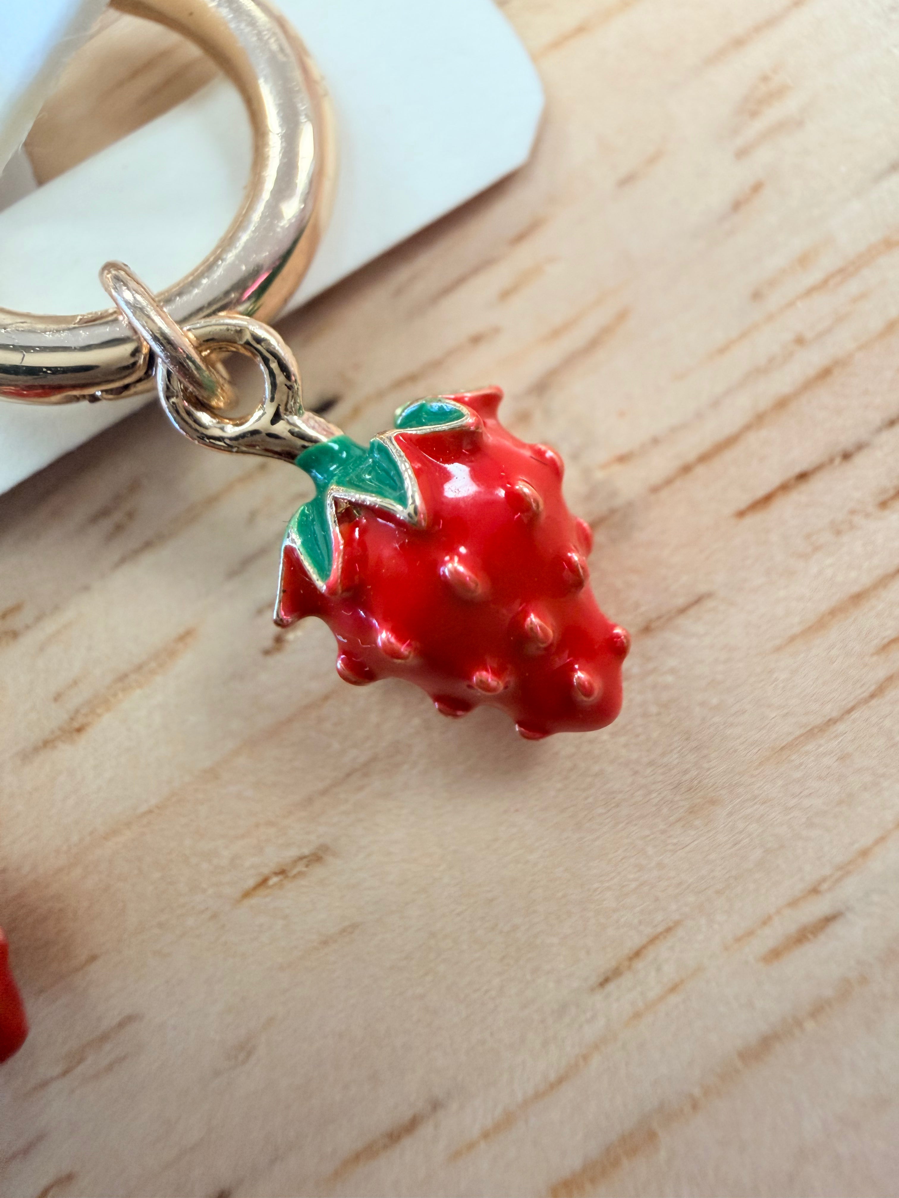 Strawberry earrings
