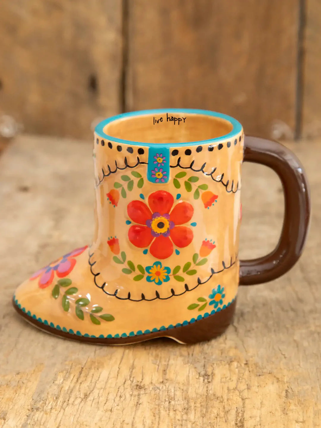 Cowboy boot mug
