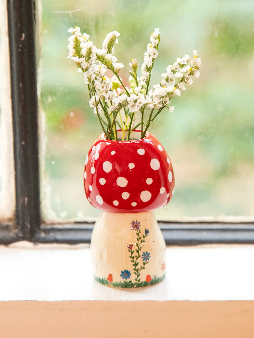 Mushroom Bud Vase