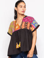 Cotton Kantha Tunic Top