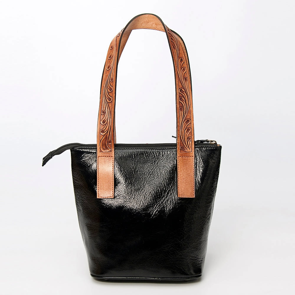 Fringe Full Grain Leather Western Bag
