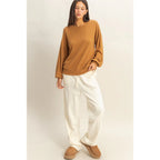 Balloon sleeve sweater