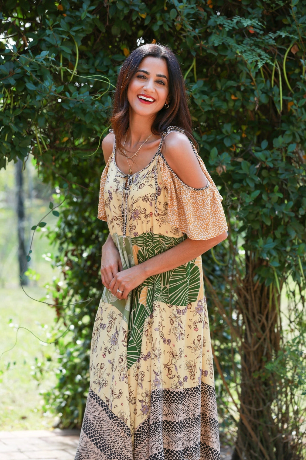 Jungle Dreams Patchwork Romper