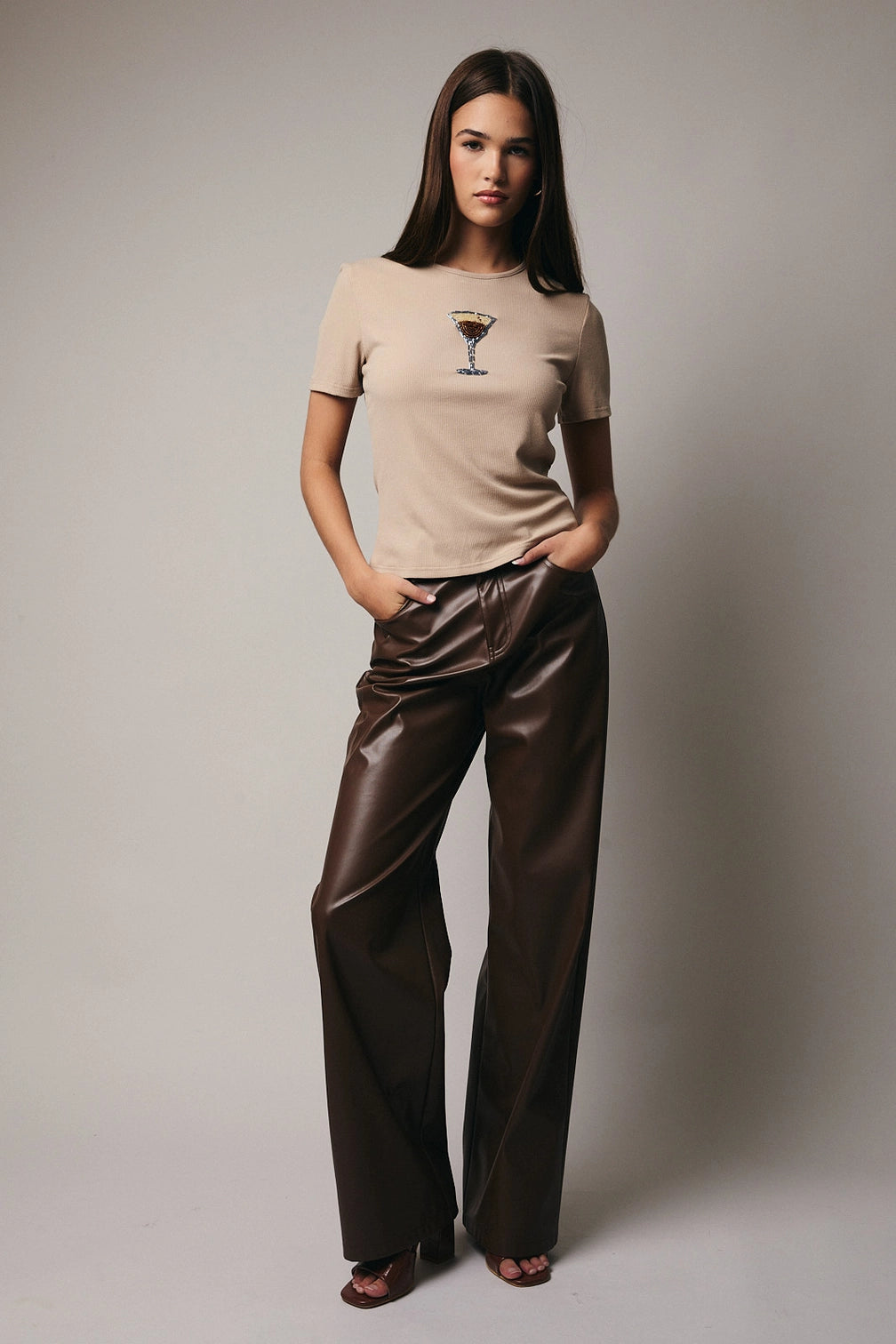 Espresso Martini Beaded Tee