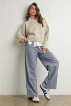 Tie-Back Sweater