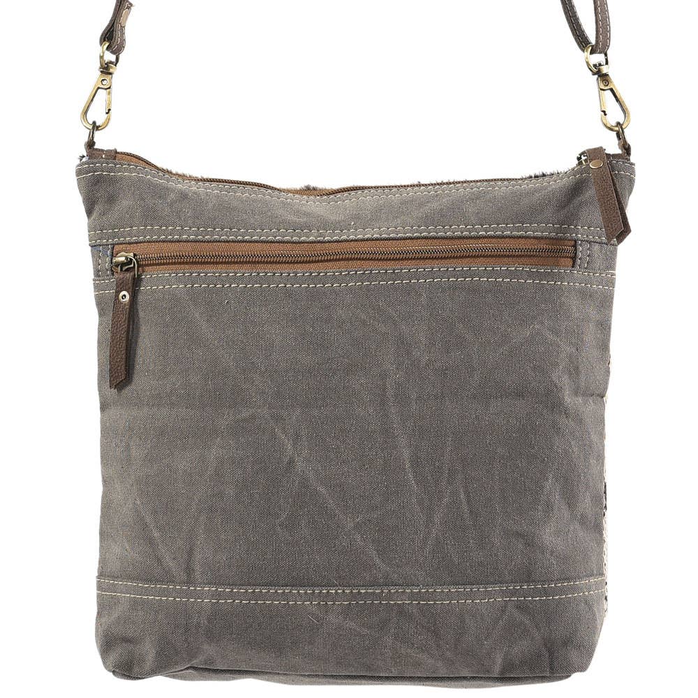 Crossbody with Pattern Rug and Fur