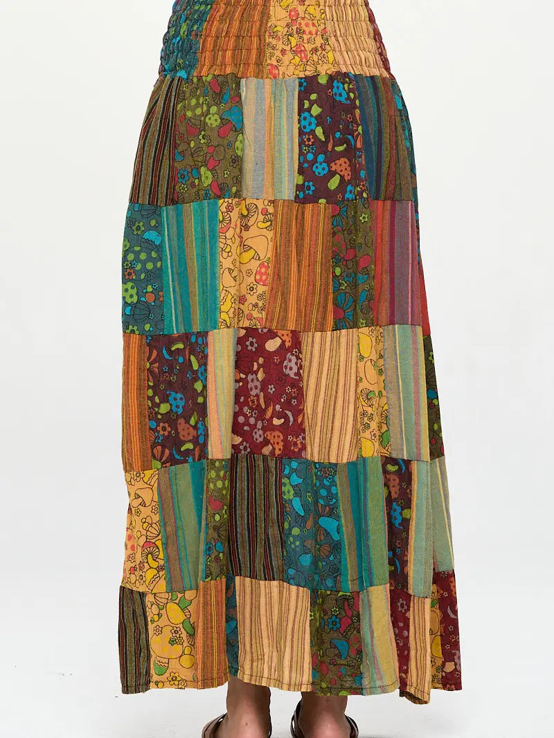 Smoked Patchwork Skirt/ Dress