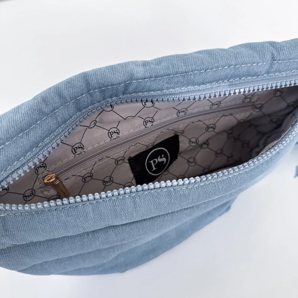 Denim Jolie Puffer Bum Bag