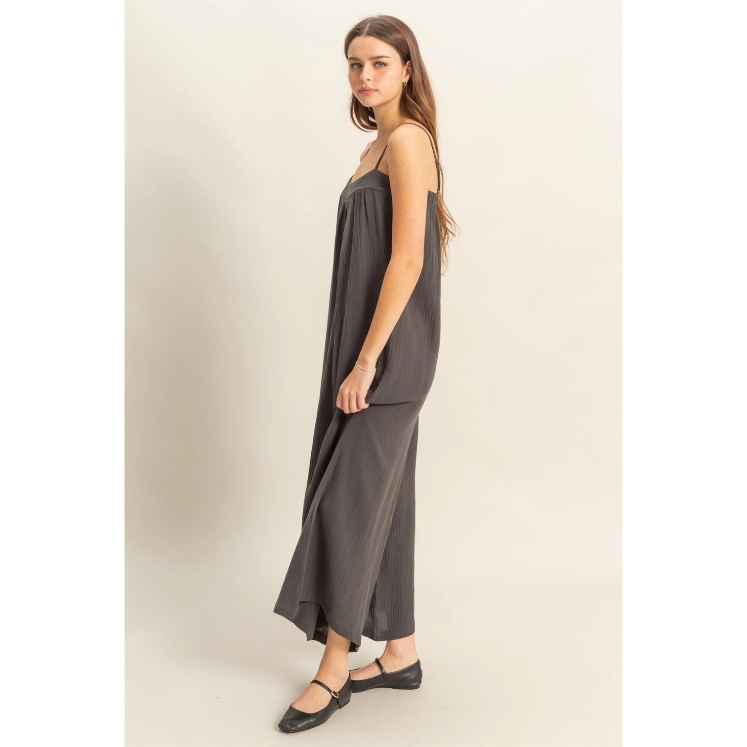 Double Gauze Super Flowy Cami Jumpsuit