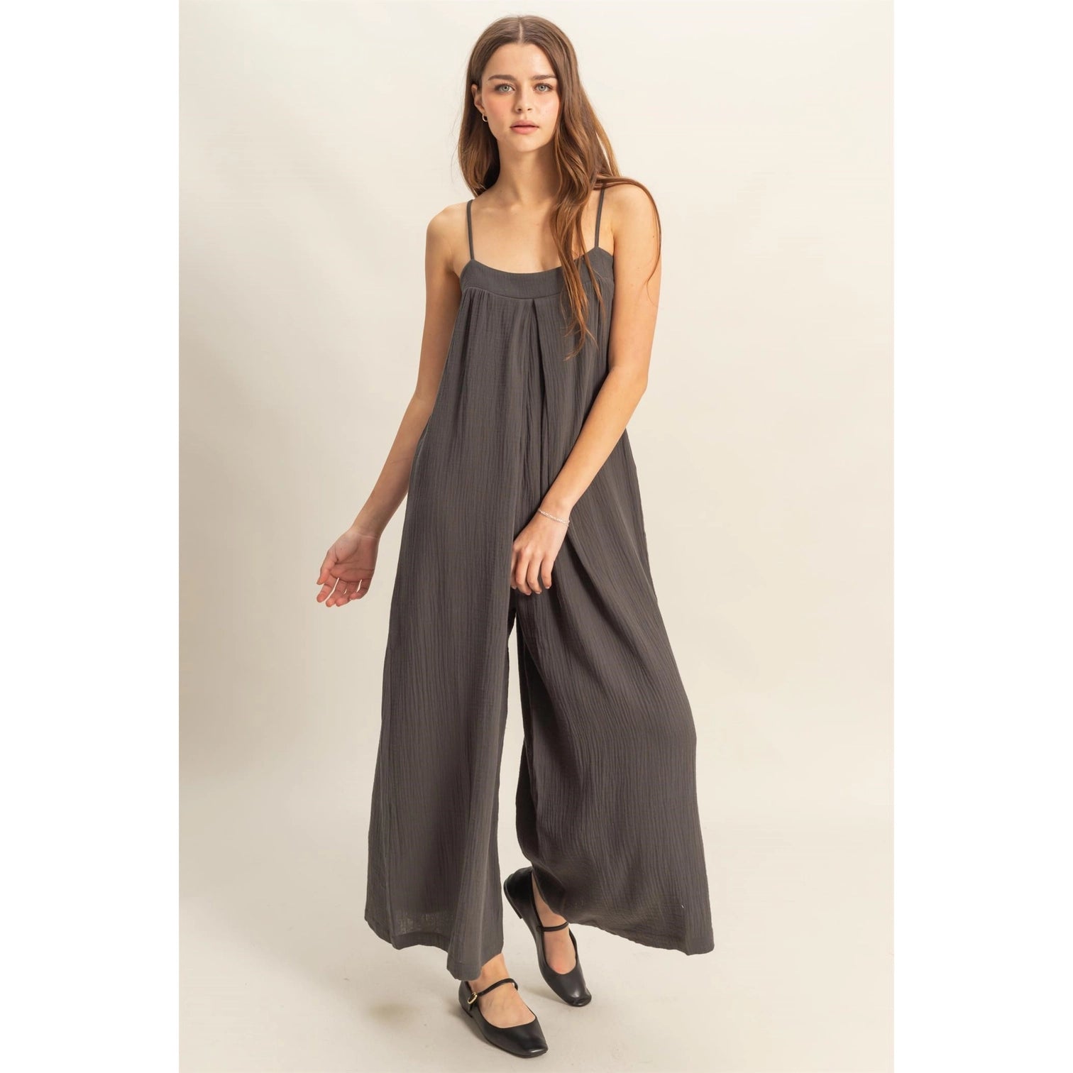 Double Gauze Super Flowy Cami Jumpsuit