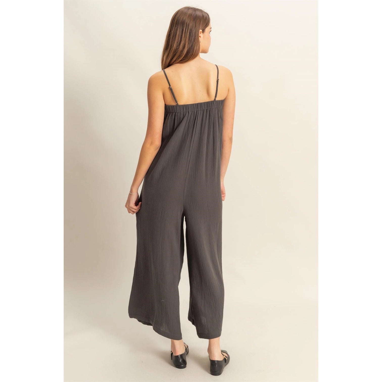 Double Gauze Super Flowy Cami Jumpsuit