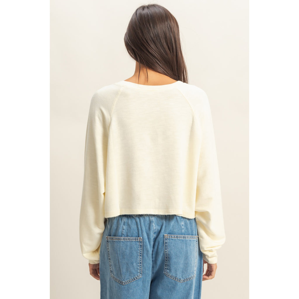 Long Sleeve Round Neck Top