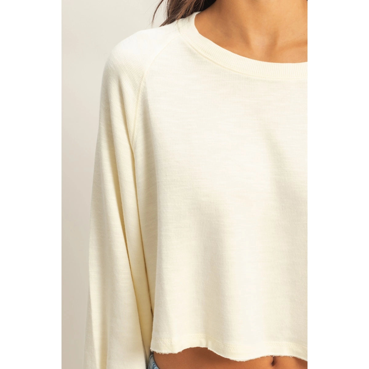 Long Sleeve Round Neck Top