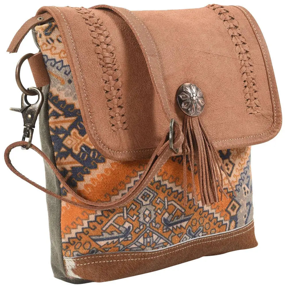 Crossbody with Leather Flap