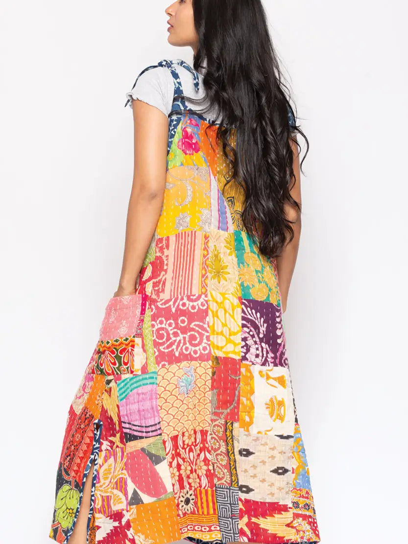 Reversible Kantha Cotton Sundress