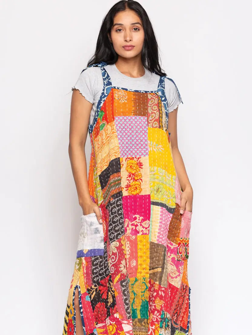 Reversible Kantha Cotton Sundress
