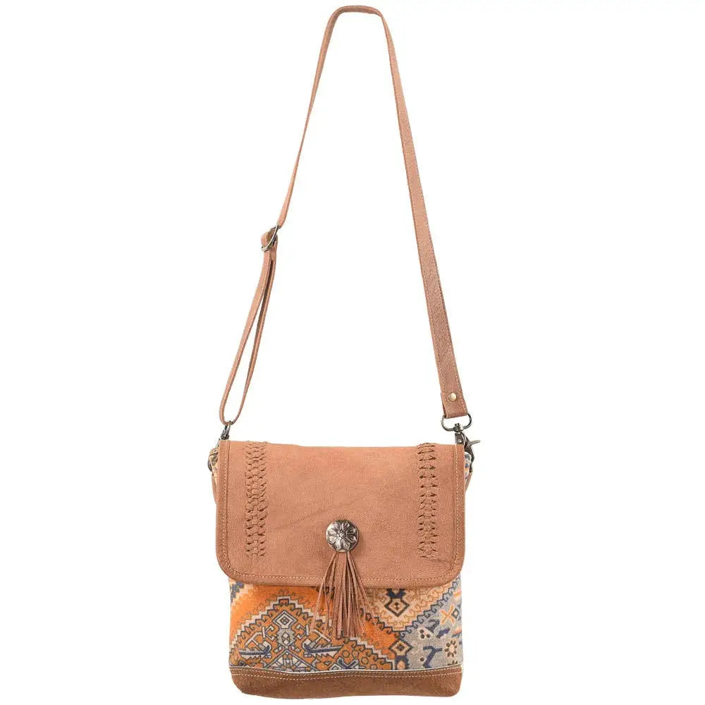 Crossbody with Leather Flap