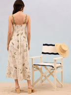 Sea Print Maxi Dress