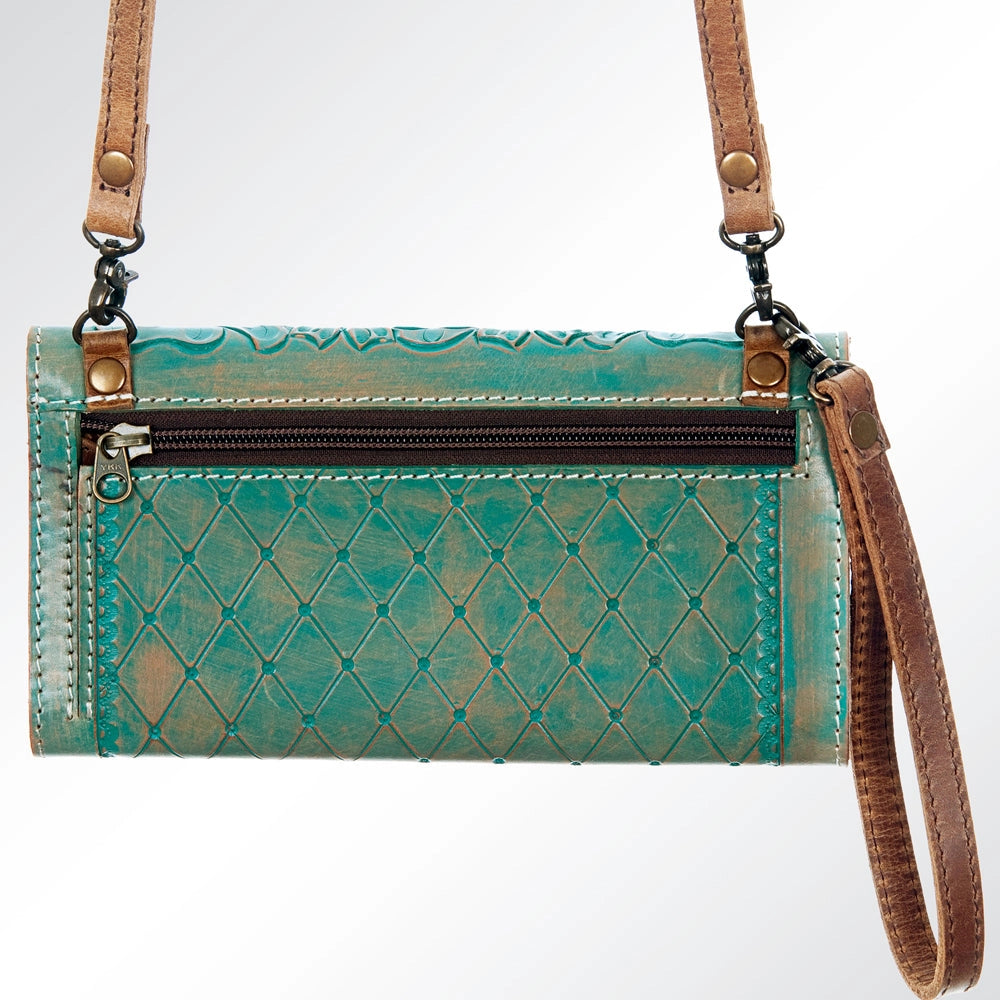Hand Tooled Genuine Western Leather Wallet