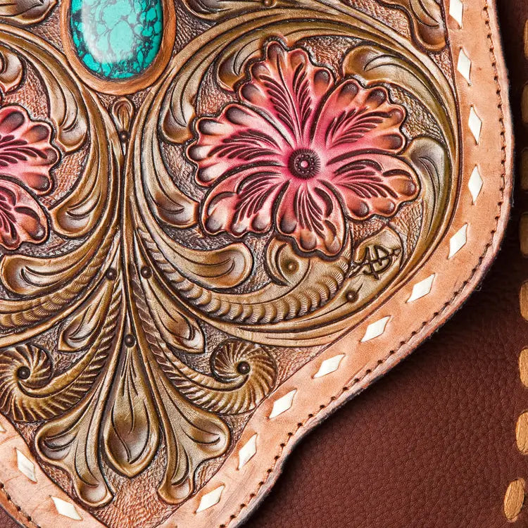 Genuine Leather Sattel Bag